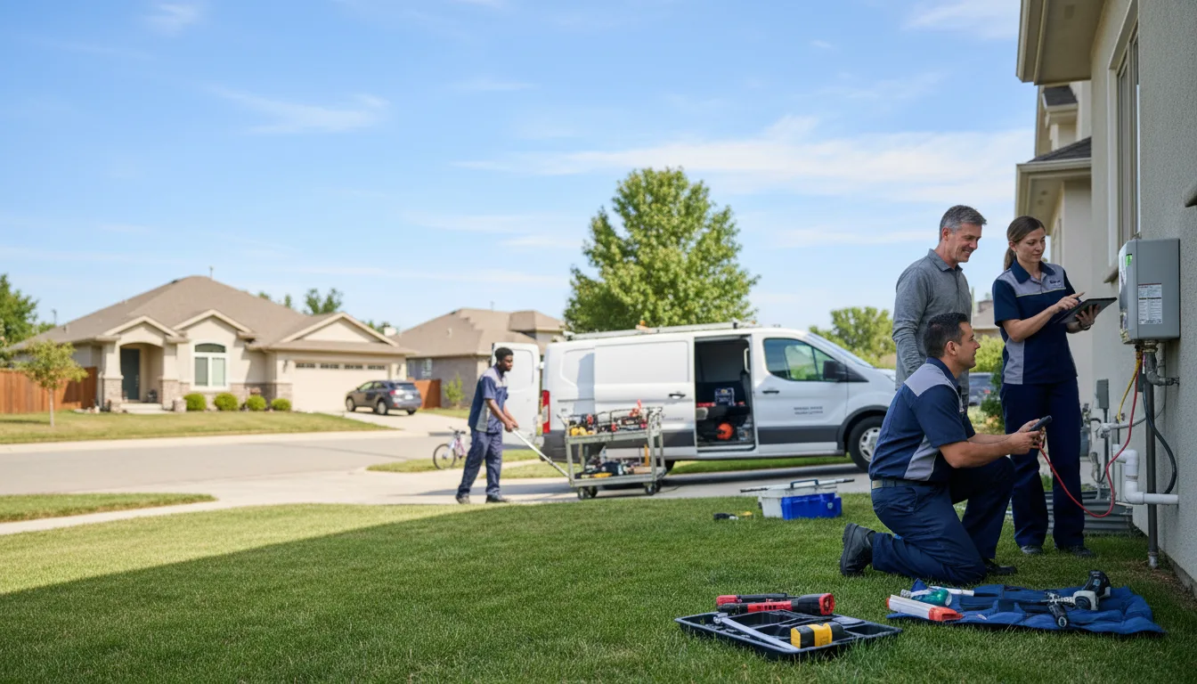 Tankless water heater service in Creston, NE